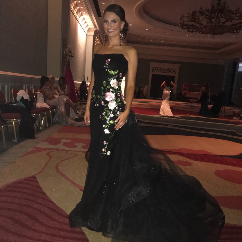 Custom Juan Carlos Pinera Evening Gown
